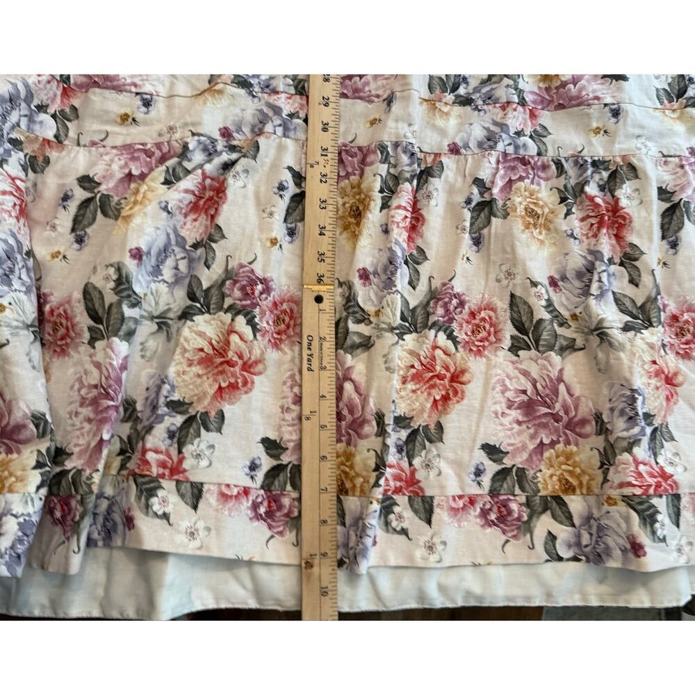 NWT House of Harlow 1960 Linen Blend Floral Maxi Dress Size Small - Picture 5 of 8